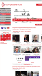 Mobile Screenshot of composersnow.org